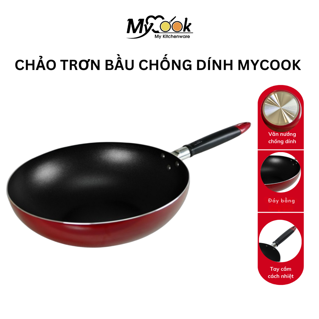 Chảo trơn bầu chống dính MyCook
