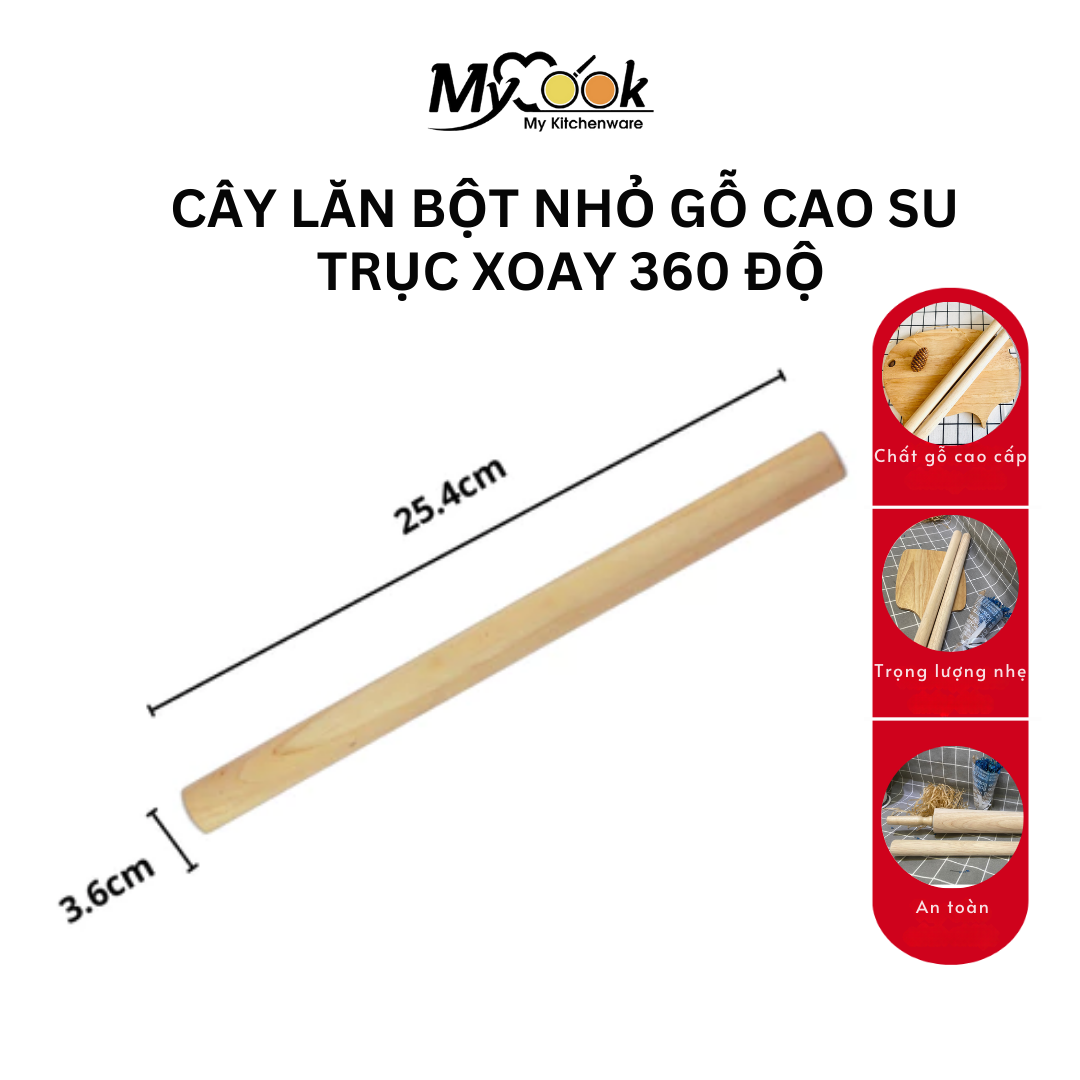 Cây lăn bột nhỏ MyCook