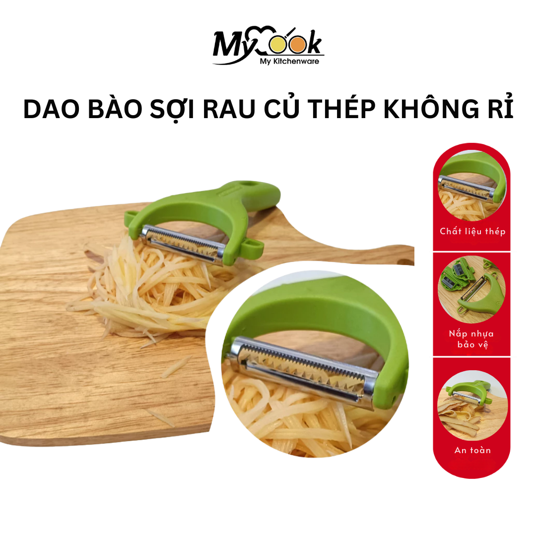 Dao bào lưỡi thép cao cấp không gỉ MyCook