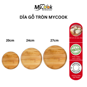 Dĩa gỗ tròn MyCook