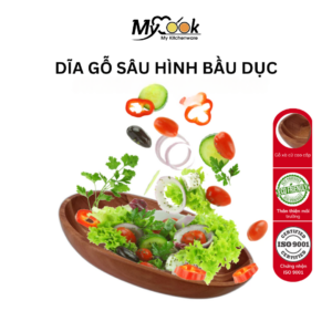 Dĩa sâu hình bầu dục MyCook