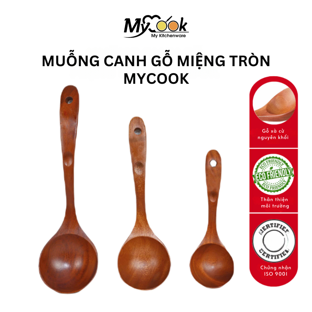 Muỗng gỗ tròn MyCook