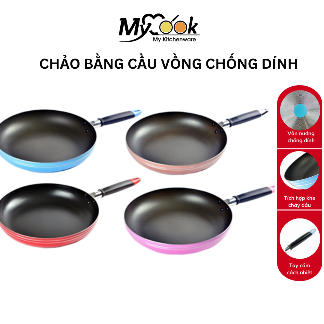 Chảo bằng cầu vồng chống dính MyCook
