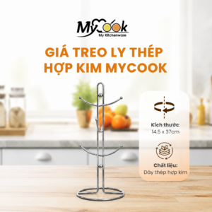 Giá treo ly bằng dây thép